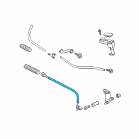 OEM Lexus LX570 Hose, Headlamp Cleaner, NO.1 Diagram - 85275-60050