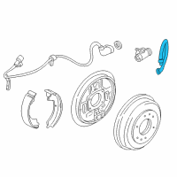 OEM 1988 Dodge Ram 50 Brake Hose Diagram - MR129795