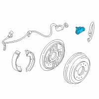 OEM Dodge Ram 50 Wheel CYL-Cylinder Assembly- Rear Brake WHE Diagram - MB238828