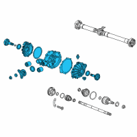 OEM Cadillac Differential Assembly Diagram - 84173769
