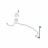 OEM Saturn Aura Stabilizer Link Diagram - 22670300