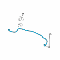 OEM Chevrolet Malibu Stabilizer Bar Diagram - 20841711