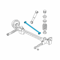 OEM Buick Terraza Rod Asm-Rear Axle Tie Diagram - 10245055