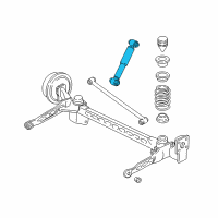 OEM 2002 Chevrolet Venture Rear Shock Absorber Assembly Diagram - 15943270