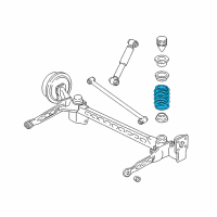 OEM 1997 Oldsmobile Silhouette Rear Spring Diagram - 22132417