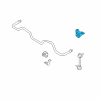 OEM 2004 Infiniti FX35 Bracket-Rear Stabilizer Diagram - 54650-WL000