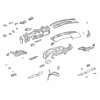 OEM 2002 Chevrolet S10 Housing-Electric Accessory Plug Diagram - 10202970