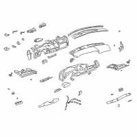 OEM 2006 Chevrolet Suburban 2500 Lighter Assembly Diagram - 11516141