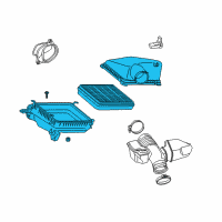 OEM 2011 Toyota Land Cruiser Air Cleaner Assembly Diagram - 17700-38181