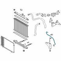 OEM Toyota Sienna Reservoir Hose Diagram - 16377-0P090