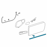 OEM 2015 Lexus IS350 WEATHERSTRIP, Front Door Diagram - 67863-53020