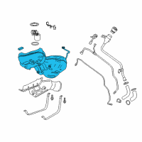 OEM 2018 Buick LaCrosse Fuel Tank Diagram - 84166374