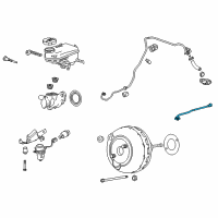 OEM 2017 Cadillac XTS Vacuum Tube Diagram - 22813665