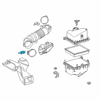 OEM Toyota Vent Tube Diagram - 17878-0P060