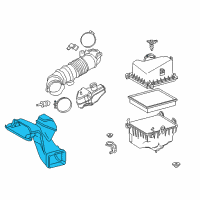 OEM 2020 Lexus ES350 Inlet Assy, Air Cleaner Diagram - 17750-0P080