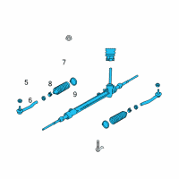 OEM 2017 Nissan Leaf Gear & Linkage Diagram - 48001-3NF1A