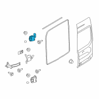 OEM 2019 Ford Transit-150 Upper Hinge Diagram - BK3Z-6126800-M