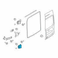OEM Hinge Assembly - Rear Door Diagram - BK3Z-1542900-D