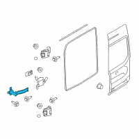 OEM Ford Transit-250 Door Check Diagram - HK3Z-6144100-A