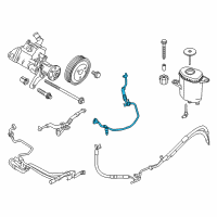 OEM BMW 535d Dynamic Drive Expansion Hose Diagram - 32-41-6-793-594