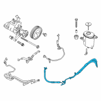 OEM 2016 BMW 535d Dynamic Drive 1St Part Expansion Hose Diagram - 32-41-6-794-633