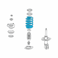 OEM 2007 Chevrolet Monte Carlo Coil Spring Diagram - 15782420