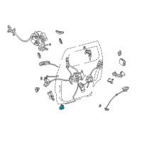 OEM 2003 Toyota Sienna Lock Diagram - 69050-08030