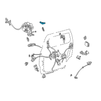 OEM 2000 Toyota Sienna Roller & Bracket Diagram - 68310-08010