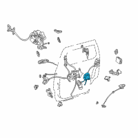 OEM 2001 Toyota Sienna Motor Diagram - 85620-08020