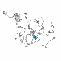 OEM 2003 Toyota Sienna Actuator Diagram - 69130-08010