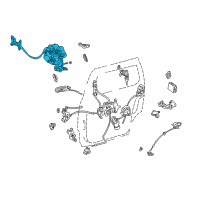 OEM Toyota Sienna Motor Diagram - 85620-08011
