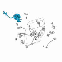 OEM 1999 Toyota Sienna Motor Diagram - 85620-08011