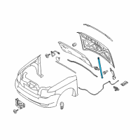 OEM 2017 Ford Flex Lift Cylinder Diagram - 8A8Z-16C826-A