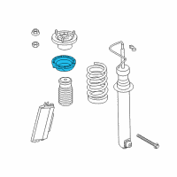 OEM 2016 BMW M5 Upper Spring Pad Diagram - 33-53-7-846-901