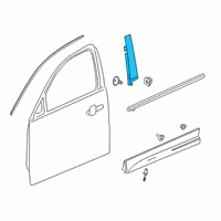 OEM 2021 Cadillac XT4 Applique Diagram - 84963077