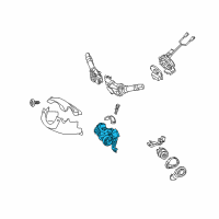 OEM Kia Forte Ignition Lock Cylinder Diagram - 819101M000