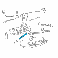 OEM 1999 Toyota 4Runner Connector Hose Diagram - 77213-35300