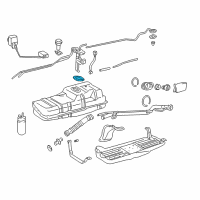 OEM 2001 Toyota Tacoma Bracket Gasket Diagram - 77169-60010