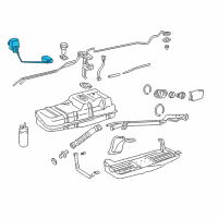 OEM 2001 Toyota 4Runner Fuel Gauge Sending Unit Diagram - 83320-35620