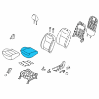 OEM 2019 Kia Soul Pad Assembly-FRT Seat Cu Diagram - 88150B2300