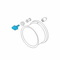 OEM Infiniti QX56 Tire Pressure Monitoring Sensor Unit Diagram - 40700-CK002