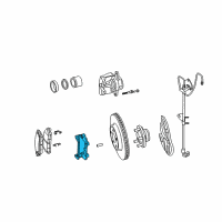 OEM 2011 Dodge Charger Adapter-Disc Brake CALIPER Diagram - 5137669AC