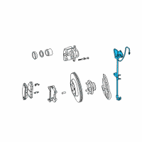 OEM 2008 Dodge Magnum Line-Brake Diagram - 5174061AA
