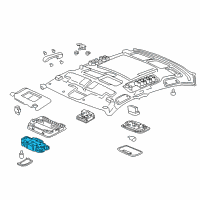 OEM 2017 Honda CR-V Base Diagram - 34404-T2A-A21