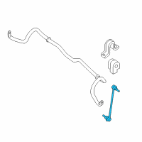 OEM 2022 Nissan Rogue Sport Rod Assy-Connecting, Stabilizer Diagram - 54668-4CB0A