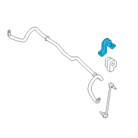 OEM 2018 Nissan Leaf Clamp-Stabilizer, RH Diagram - 54614-3NF0A