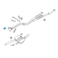 OEM BMW 528i Vibration Absorber Diagram - 18-30-7-610-167