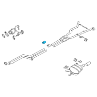 OEM 2015 BMW 640i Gran Coupe Vibration Absorber Diagram - 18-30-7-600-872