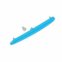 OEM 2019 Ford EcoSport License Lamp Diagram - GN1Z-10038-A