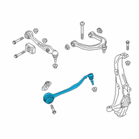 OEM 2022 BMW X5 LEFT TENSION STRUT WITH RUBB Diagram - 31-10-8-093-821